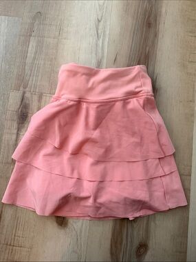 JoyLab Peach Tiered Mini Skirt